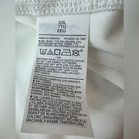 NWT Old Navy Active Powersoft High Rise Skort XXL White Performance Skirt - Picture 7 of 11